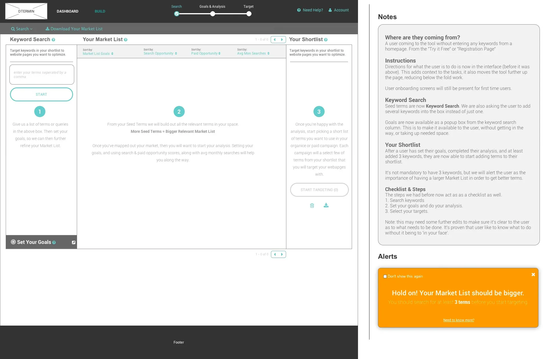 Wireframe UI